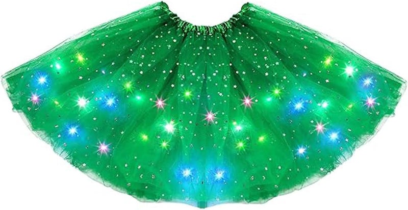 Niturfty Girl Tutu Skirts, 2-8 Years Baby Girls Light Up LED Tutu Skirt Magic Light Princess LED Dancing Skirt Tulle Ballet - Image 1